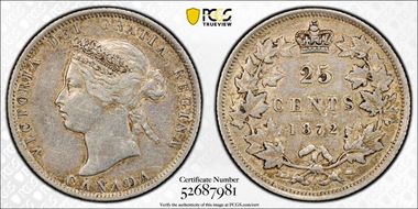 1872-H 25C Small 2 XF45