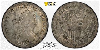 1802 $1 BB-241 VF25