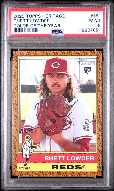 2025 Topps Topps Heritage #181 Color Year Rhett front