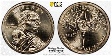 2023-D $1 Native American Position B First Strike MS67
