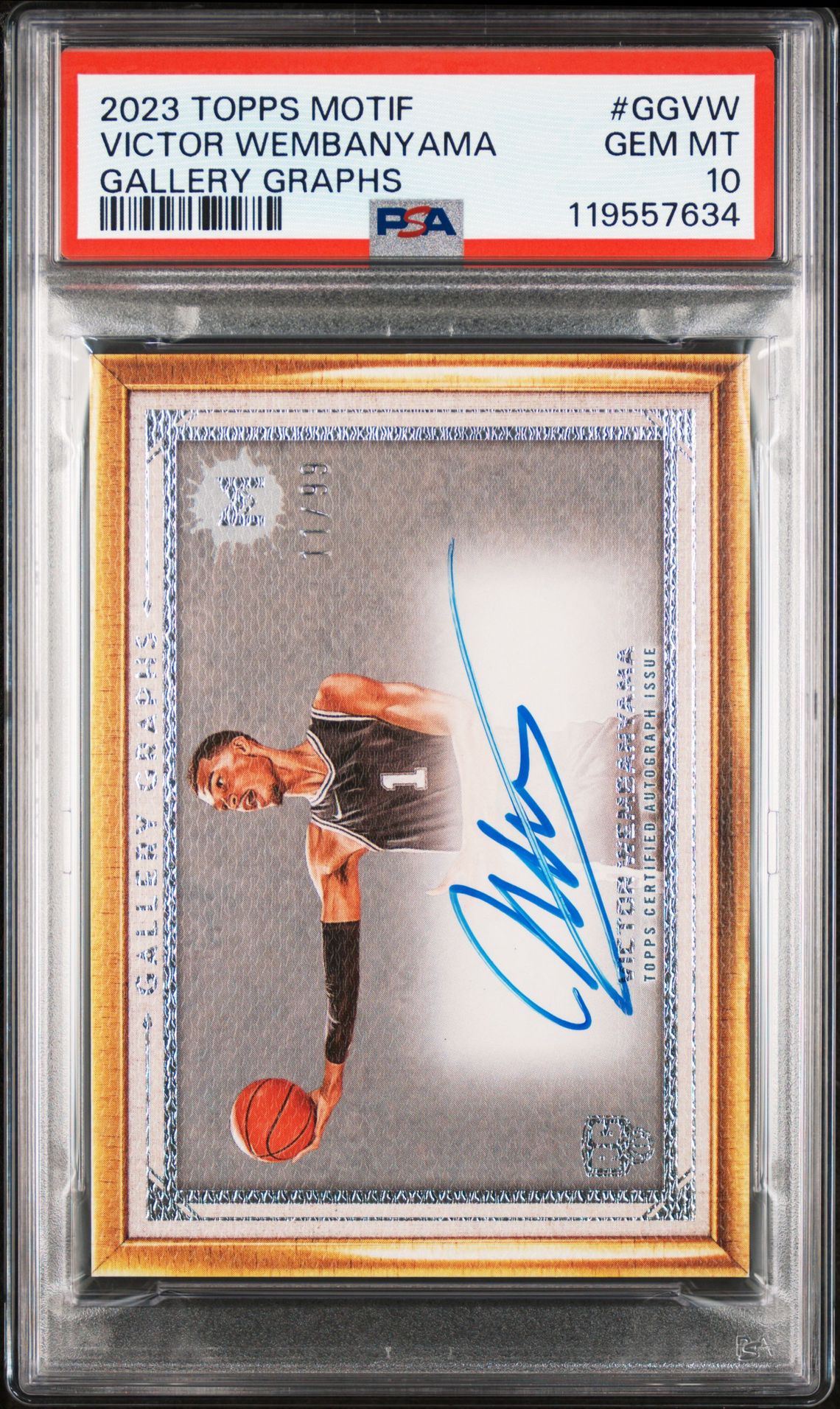2023 Topps Topps Motif Gallery Graphs #GGVW Victor Wembanyama front