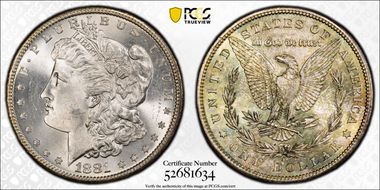 1881-S $1 MS64
