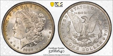 1884-O $1 MS63