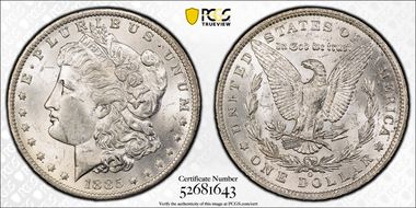 1885-O $1 MS62