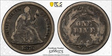 1876-CC 10C VF20