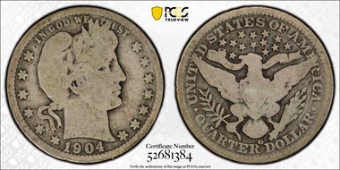 1904-O 25C G6