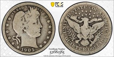 1905-S 25C G6