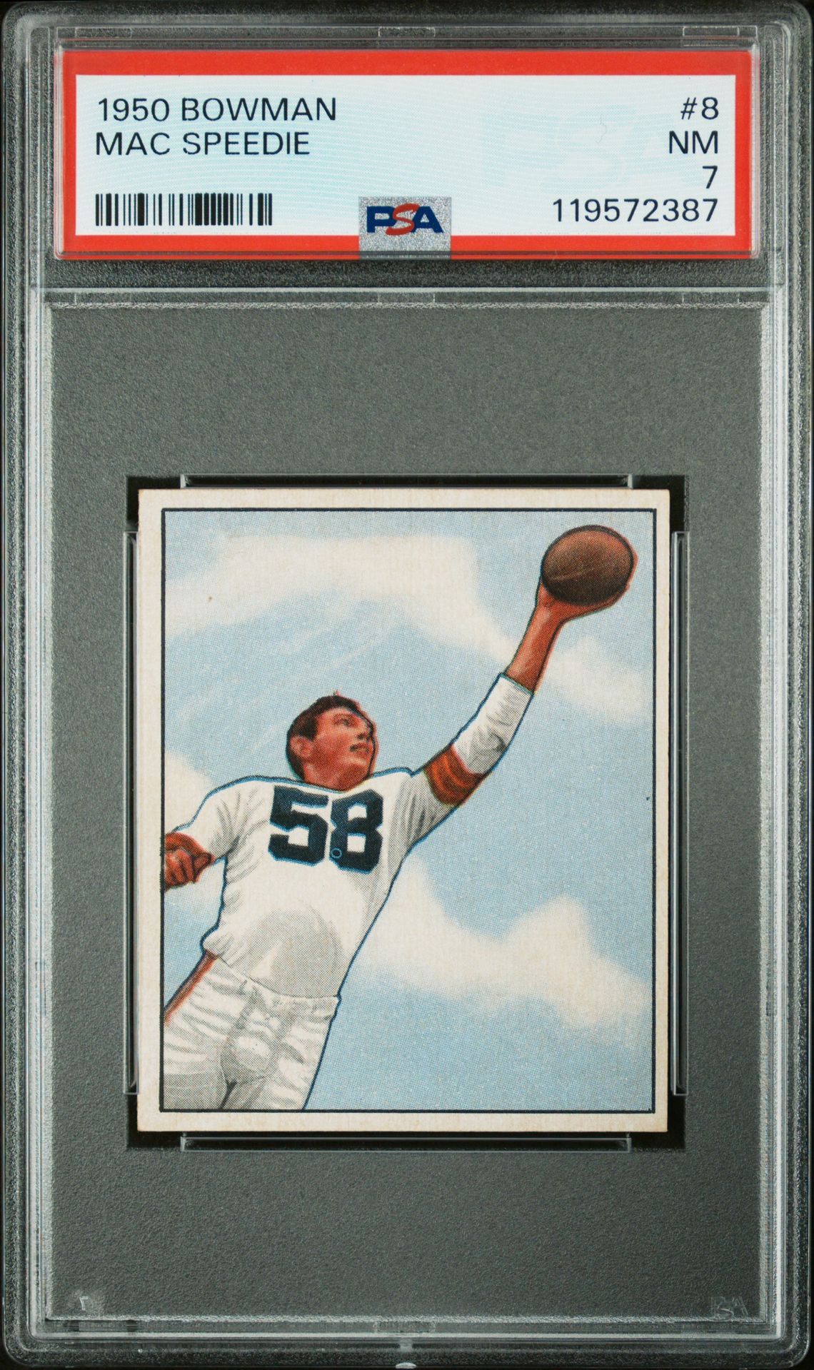 1950 Bowman BOWMAN #8 Mac Speedie front