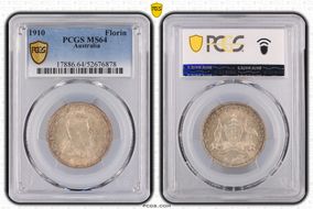 1910 Florin MS64