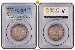 1835.(C) Rupee SW-1.39 MS61