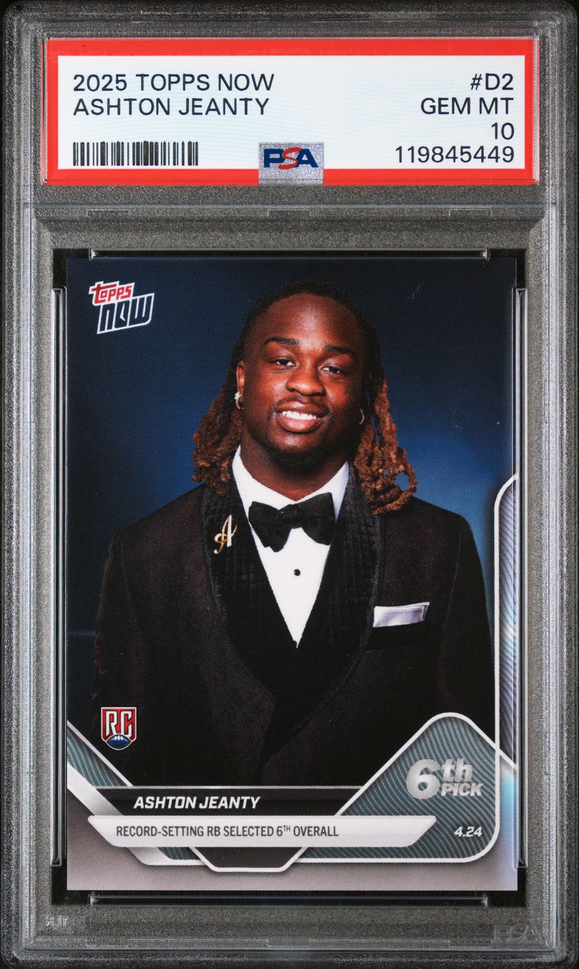 2025 Topps Now TOPPS NOW #D2 Ashton Jeanty front