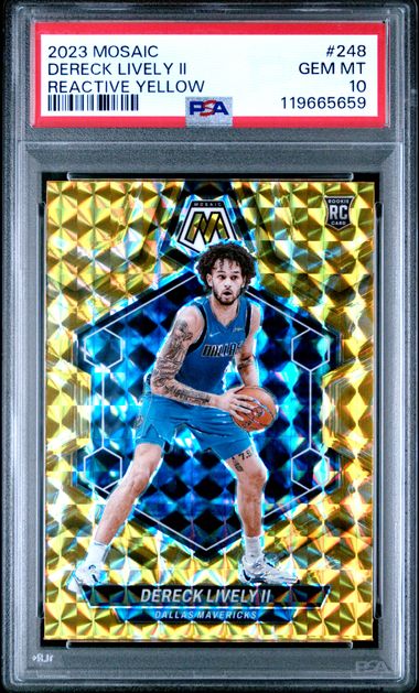 2023 Yellow #248 Dereck Lively front