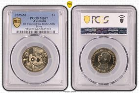 2025-M $1 60 Years of the RAM AlBr Privy MS67