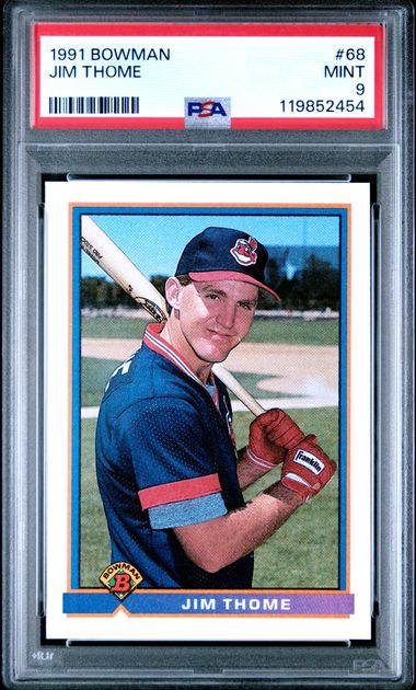 1991 Bowman BOWMAN #68 Jim Thome front