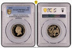 2025 $1 PR70DCAM