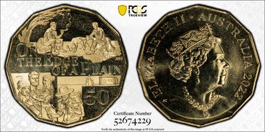 2022 50C On the Edge of a Plain MS67