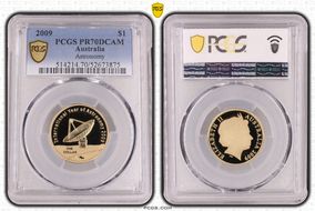2009 $1 Astronomy PR70DCAM