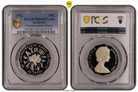 1982 50C Commonwealth Games PR69DCAM