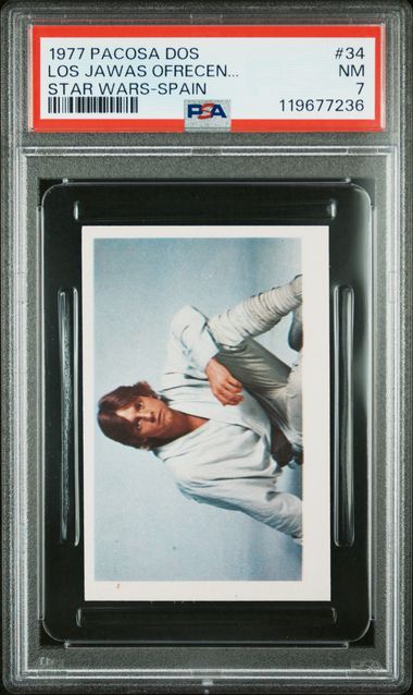 1977 PACOSA DOS INTERNATIONAL STAR WARS-SPAIN STAR WARS-SPAIN #34 Los Jawas Ofrecen... front