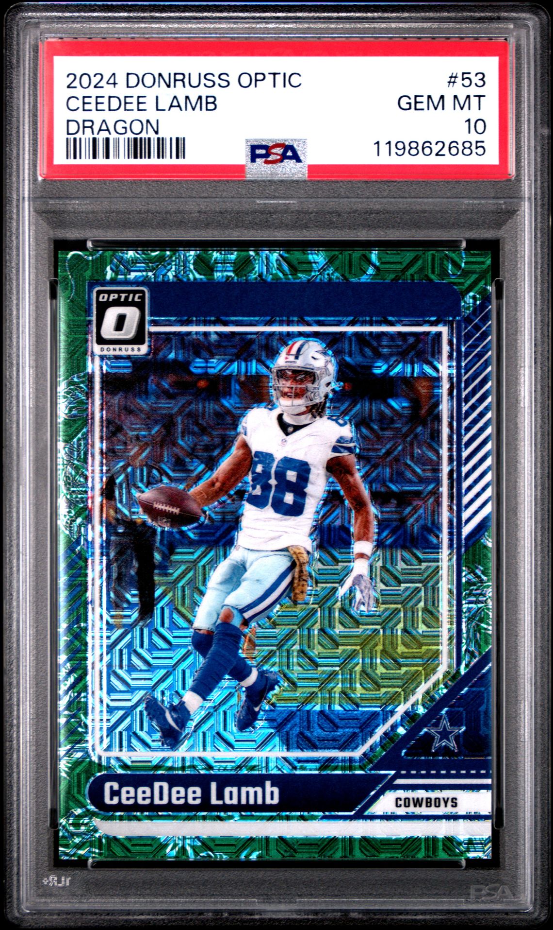 2024 Panini PANINI DONRUSS OPTIC DRAGON #53 Ceedee Lamb front