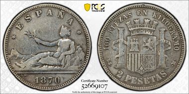 1870-SN M 2 Pta (1870) N1