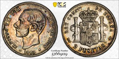 1883-MS M 2 Pta (1883) N1
