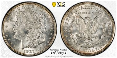 1921-D $1 MS63