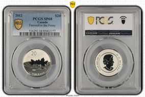 2012 $20 Farewell to the Penny SP68