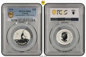 2014 $20 Summertime .9999 Silver SP68