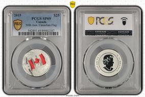 2015 $25 50th Ann. Canadian Flag SP69