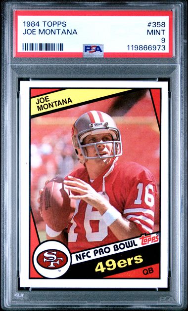 1984 Topps TOPPS #358 Joe Montana front