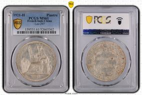 1921-H Piastre Lec-297 MS61