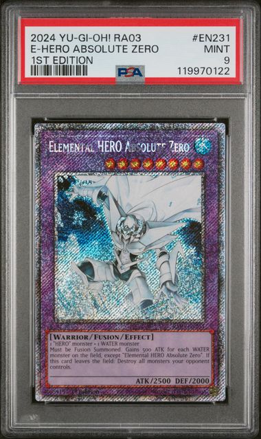 2024 Yu-Gi-Oh! Yu-Gi-Oh 1st Edition #EN231 Elemental Hero Zero front