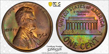 1964 1C MS65BN