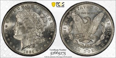 1884-CC $1 MS63