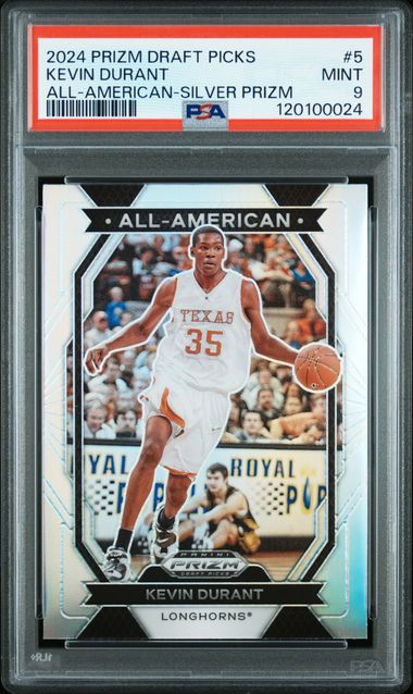 2024 Panini Prizm Silver #5 Kevin Durant front