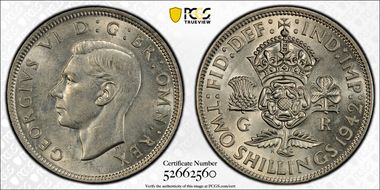 1942 Florin S-4081 AU58