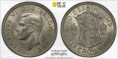 1940 1/2 Cr S-4080 MS62