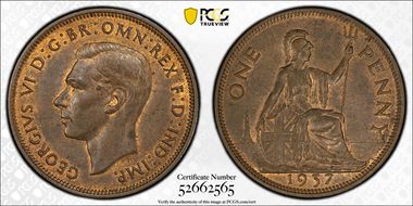 1937 1D S-4114 MS62BN