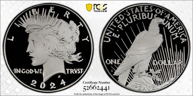 2024-S $1 Peace Dollar PR70DCAM