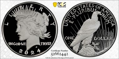 2024-S $1 Peace Dollar PR70DCAM