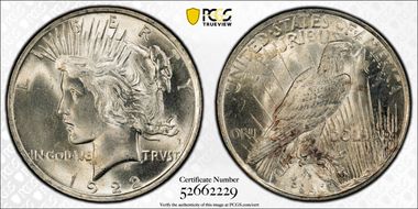1922 $1 MS64