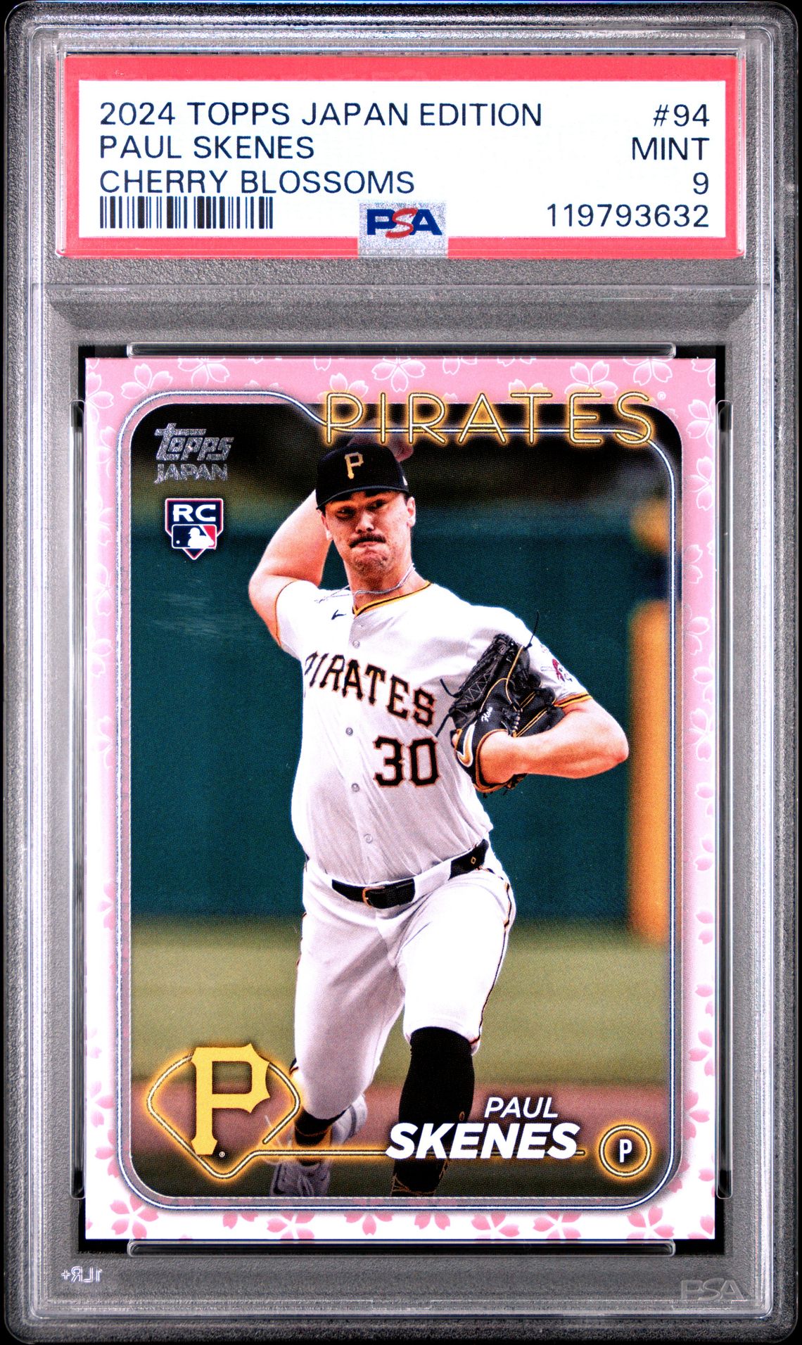 2024 Topps TOPPS BASEBALL JAPAN EDITION CHERRY BLOSSOMS #94 Paul Skenes front