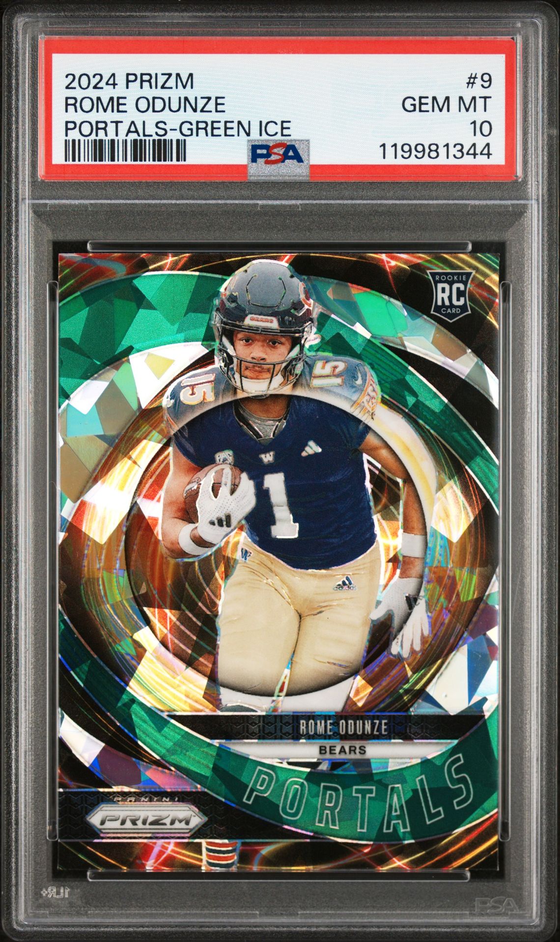 2024 Panini PANINI PRIZM PORTALS Wave #9 Rome Odunze front