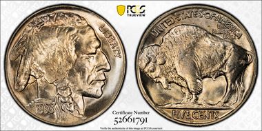 1938-D 5C Buffalo MS66