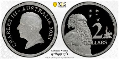 2025 $2 Silver PR70DCAM