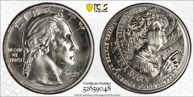 2025-S 25C Dr. Vera Rubin First Strike MS66