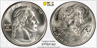 2025-S 25C Dr. Vera Rubin First Strike MS67