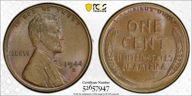 1944-D 1C OMM, FS-512 MS65BN