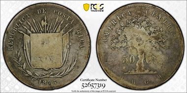 1875-GW 50C KM-112  Ag VG10